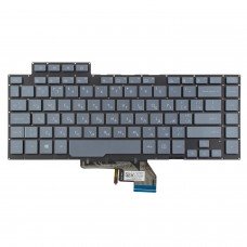 Клавіатура для Asus Pro Art Studio Book Pro 15 W500GV W500G5T, RU/UA, (Grey, 4pin Backlit, Original)