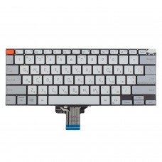Клавіатура для Asus Vivobook Pro K3400P M3400Q M3400W X3400P, RU/UA, Grey, Backlit 4pin