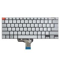 Клавіатура для Asus VivoBook Pro 14X N7401ZE, RU/UA, Grey, Backlit 4pin