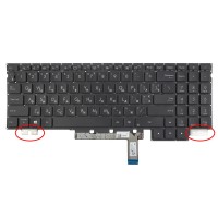 Клавиатура для Asus ProArt Studiobook 16 OLED H5600 W5600 H7600 W7600, RU/UA, Black, Backlit 4pin, Version 1