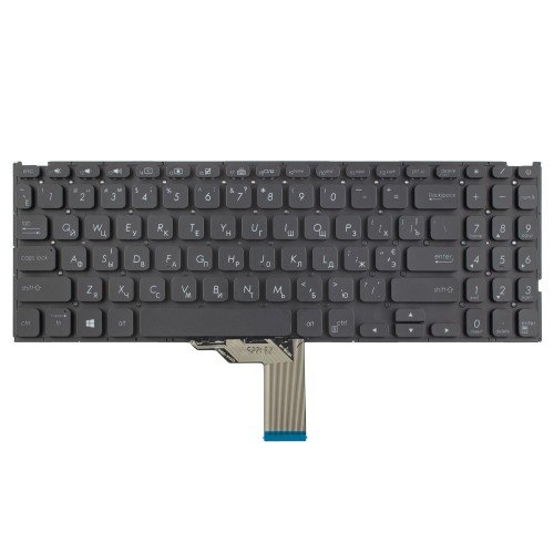 Клавіатура для ноутбука Asus A512 F512 K512 S512 X512 series, RU/UA, Black, Backlit