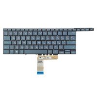 Клавіатура для Asus ZenBook Pro Duo UX581GV UX581LV, RU/UA, Grey, Backlit 4pin, Original