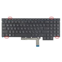 Клавиатура для Asus ProArt Studiobook 16 OLED H5600 W5600 H7600 W7600, RU/UA, Black, Backlit 4pin, Version 2