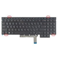 Клавіатура для Asus ProArt Studiobook 16 OLED H5600 W5600 H7600 W7600, RU/UA, Black, Backlit 4pin, Version 2 Клавіатура для Asus ProArt Studiobook 16 OLED H5600 W5600 H7600 W7600, RU/UA, Black, Backlit 4pin, Version 2