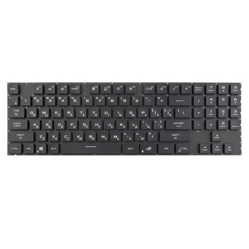 Клавіатура для ноутбука Asus ROG Zephyrus S17 GX703HM GX703HR GX703HS, RU/UA, Black, RGB per-key Backlit