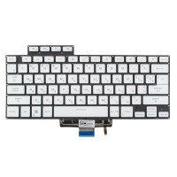 Клавиатура для Asus Zephyrus G15 GA503 M16 GU603 series, RU/UA, White (8pin Backlit, Original)