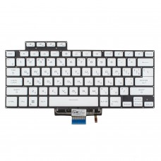 Клавиатура для Asus Zephyrus G15 GA503 M16 GU603 series, RU/UA, White (8pin Backlit, Original)