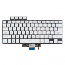 Клавиатура для Asus Zephyrus G15 GA503 M16 GU603 series, RU/UA, White (8pin Backlit, Original)