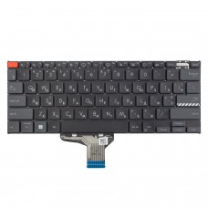 Клавиатура для Asus VivoBook Pro 14X N7401ZE, RU/UA, Black, Backlit 4pin
