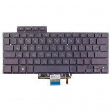 Клавиатура для Asus Zephyrus G15 GA503 M16 GU603 series, RU/UA, Violet (8pin RGB Backlit, Original)