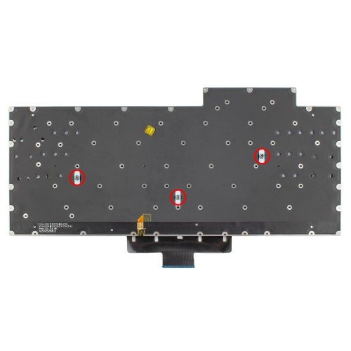Клавіатура для ноутбука Asus Zephyrus G15 GA503 M16 GU603 series, RU/UA, Silver (8pin Backlit, Original)