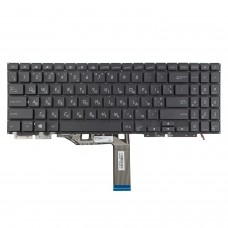 Клавиатура для Asus ZenBook Flip UX562FA UX562FAC UX562FD UX562FDX UX562IA, RU/UA, Black, Backlit 4pin