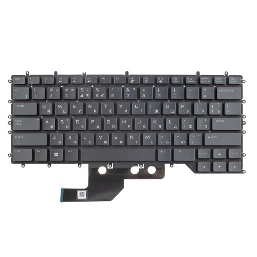 Клавиатура для ноутбука Dell Alienware M15 R2 R3 R4, UA, (Black, 20pin Backlit)
