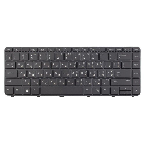 Клавіатура для ноутбука HP ProBook 430 440 445 G3 G4, 640 645 G2 G3, RU/UA (Black, Backlit, Original)