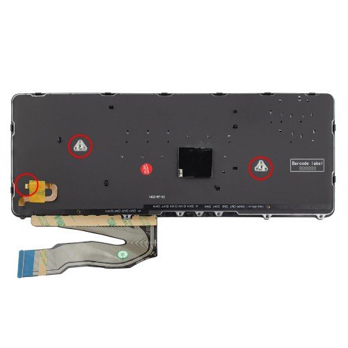 Клавіатура для ноутбука HP EliteBook 740 745 750 755 840 850 G1 G2, RU/UA, (Black, Backlit, Pointstick, Аналог)