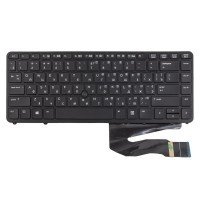 Клавиатура для HP EliteBook 740 745 750 755 840 850 G1 G2, RU/UA, (Black, Backlit, Pointstick, Аналог)