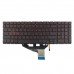 Клавіатура для ноутбука HP Omen 15-DH 15-DC 15T-DC TPN-Q211, RU/UA, (Black/Red, Backlit, Original)