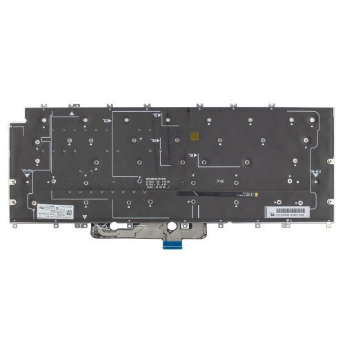 Клавіатура для ноутбука Dell XPS 13 9315, RU/UA, (Purple, 6pin Backlit, 0NY0PX, SN2122B, LK133Q72B00, Original)