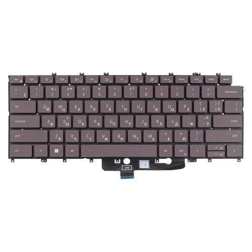 Клавіатура для ноутбука Dell XPS 13 9315, RU/UA, (Purple, 6pin Backlit, 0NY0PX, SN2122B, LK133Q72B00, Original)