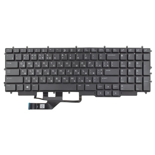 Клавиатура для ноутбука Dell G7 7700 P46E, RU/UA, (Black, 20pin Backlight)