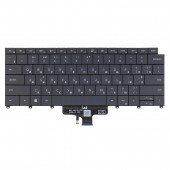 Клавиатура для Dell Latitude 9440 9450 2-in-1, UA, (Black, 6pin Backlit)