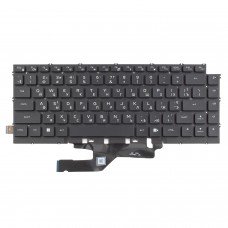 Клавіатура для Dell Alienware X14 R1 R2, RU/UA, (Black, 20pin Backlit)