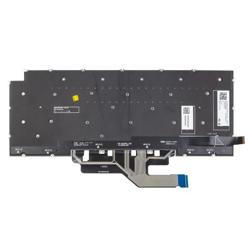 Клавіатура для ноутбука Dell Alienware X14 R1 R2, RU/UA, (Black, 20pin Backlit)