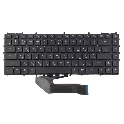 Клавіатура для ноутбука Dell Alienware X15 X17 R1 R2, UA, (Black, 20pin Backlit)