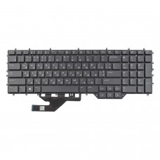 Клавиатура для Dell Alienware M17 R2 R3 P41E Area 51m R2, RU/UA, (Black, 20pin RGB Backlit)
