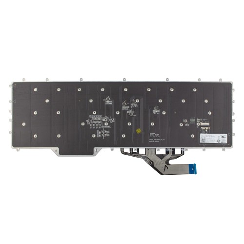Клавиатура для ноутбука Dell Alienware M17 R2 R3 P41E Area 51m R2, RU/UA, (Black, 20pin RGB Backlit)