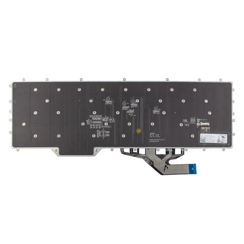 Клавіатура для ноутбука Dell Alienware M17 R2 R3 P41E Area 51m R2, RU/UA, (Black, 20pin RGB Backlit)