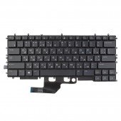 Клавиатура для Dell G7 7500 2020, RU/UA, (Black, Colorful 20pin RGB Backlit)