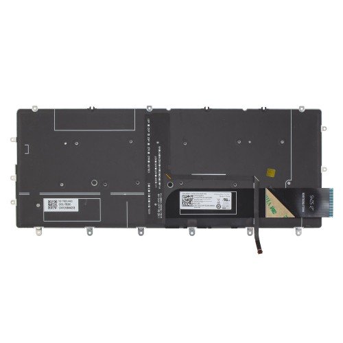 Клавіатура для ноутбука Dell XPS 13 9305 9370 9380 7390, RU/UA, (Black, Backlit, Original)