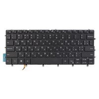 Клавиатура для Dell XPS 13 9305 9370 9380 7390, RU/UA, (Black, Backlit, Original)