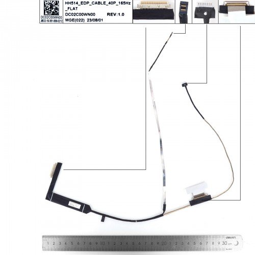 Шлейф матриці для ноутбука Acer Nitro AN515-46 AN515-55 AN515-58, (eDP 40pin 165Hz, DC02C00WN00, 50.QFJN2.007, Original)