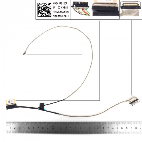 Шлейф матриці для ноутбука Asus VivoBook 14 F1404ZA P1404ZA X1404VA X1404VAP X1404ZA, (30pin, DDXJWHLC011, DDXJWHLC001)