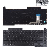 Клавиатура для Asus ROG Strix G15 G513QM G513QR series, RU, Black, 20pin RGB Backlit