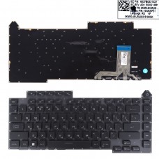 Клавиатура для Asus ROG Strix G15 G513QM G513QR series, RU, Black, 20pin RGB Backlit