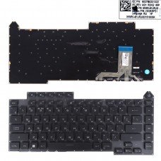 Клавіатура для Asus ROG Strix G15 G513QM G513QR series, RU, Black, 20pin RGB Backlit