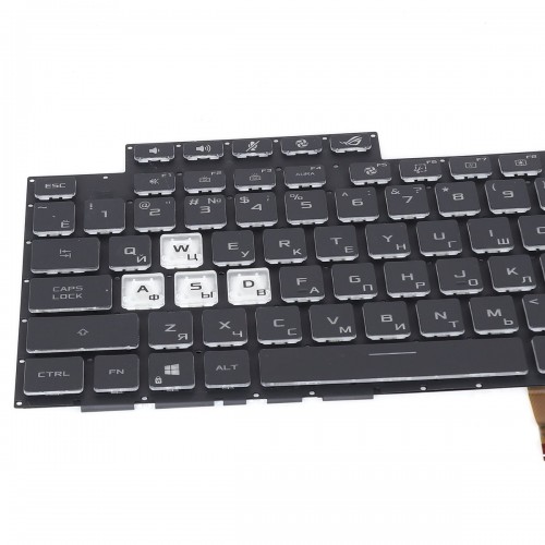 Клавиатура для ноутбука Asus G513 G533 G513IC G513IE G513IH G513QC G513QE series, RU, Black, 16pin RGB Backlit