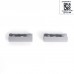 Крышки петель для ноутбука Dell Inspiron/Vostro 15 3510 3511 3515 3520 3521 3525 (Silver, 00HNFH, 0TR1XD)