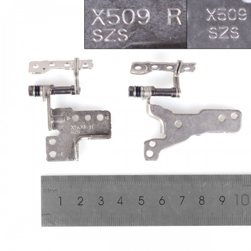 Петлі для ноутбука Asus A509 D509 F509 M509 S509 X509, (13NB0MZ0M08011, 13NB0MZ0M07011, пара, ліва+права)