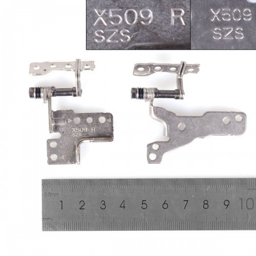 Петлі для ноутбука Asus A509 D509 F509 M509 S509 X509, (13NB0MZ0M08011, 13NB0MZ0M07011, пара, ліва+права)