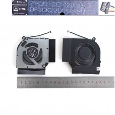 Вентилятор для Acer AN515-46 AN515-58 AN517-55 PH317-55, (12V GPU, FQ1J DFSCK22D05883M, DQ5DC77F001, Original)
