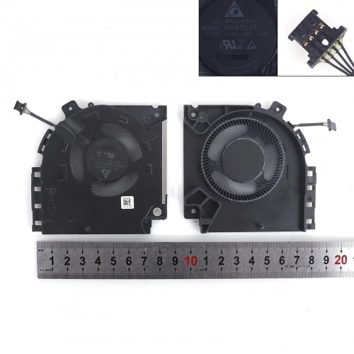 Вентилятор для ноутбука Dell Alienware X15 R1 R2 RTX3070, (5V GPU fan, 082VD4, ND85C37-20J22, Original)