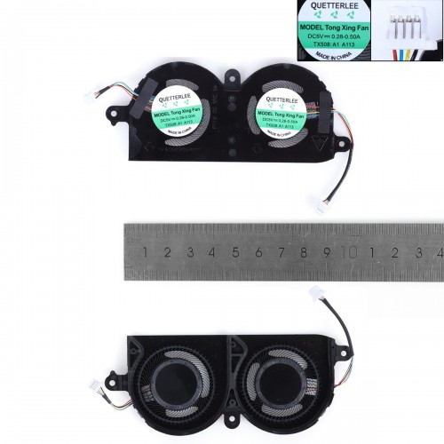 Вентилятор для ноутбука Dell XPS 13 9370 9380, (0980WH, ND55C19-16M01, EG50040S1-CP91-S9A, Аналог)