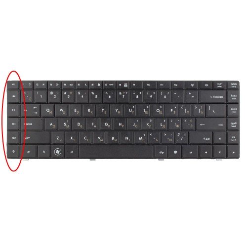 Клавиатура для ноутбука HP Compaq 620 621 625, RU/UA, Black