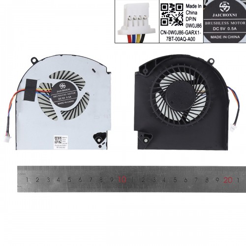 Вентилятор для ноутбука Dell Alienware 17 R4 R5 P31E, (5V CPU FAN, MG75090V1-C060-S9A, 04RFW1, Аналог)