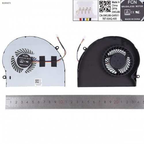 Вентилятор для ноутбука Dell Alienware 17 R4 R5 P31E, (5V GPU FAN, MG75090V1-C070-S9A, 04RFW1, Аналог)