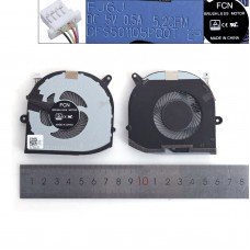 Вентилятор для Dell XPS 15 9570 7590 M5530 M5540 P56F series, (5V GPU FAN, 0TK9J1, FJ6J DFS501105PQ0T, Original)